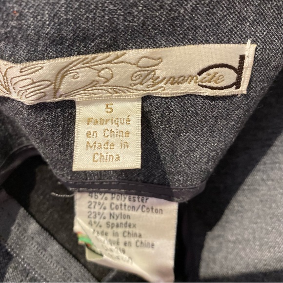 Grey Stretch Back Zip Pencil Skirt Women's Size (Small) - Picture 5 of 5